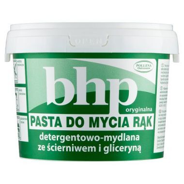 Pasta do mycia rąk BHP detergentowo mydlana ze ścierniwem i gliceryną 500 g