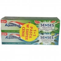 Pasta do zębów Aquafresh Senses Refreshing+Revitalising 75 ml (2 sztuki)