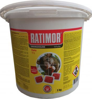Pasta na myszy i szczury Ratimor Bromadiolone 3 kg