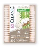 Patyczki higieniczne Cleanic Home SPA Bamboo (200 sztuk)