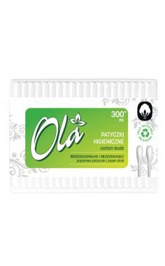 Patyczki higieniczne Ola biodegradowalne papierowe (300 sztuk)