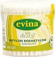 Patyczki kosmetyczne Evina Soft Box (200 sztuk)