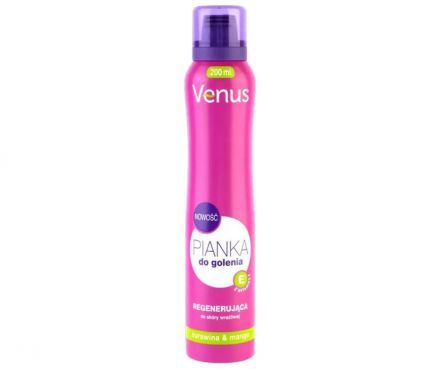 Pianka do golenia Venus regenerująca żurawina & mango 200 ml