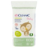 Płatki biodegradowalne dla niemowląt Cleanic Baby Organic ECO (60 sztuk)