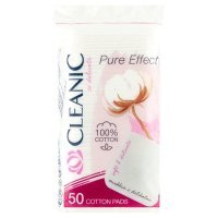 Płatki kosmetyczne Cleanic Pure Effect kwadratowe (50 sztuk)