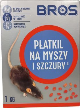 Płatkil na myszy i szczury Bros 1 kg