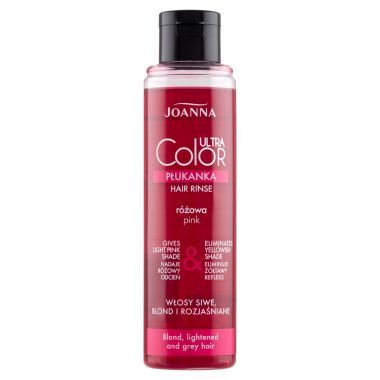 Płukanka do włosów Joanna Ultra Color różowa 150 ml