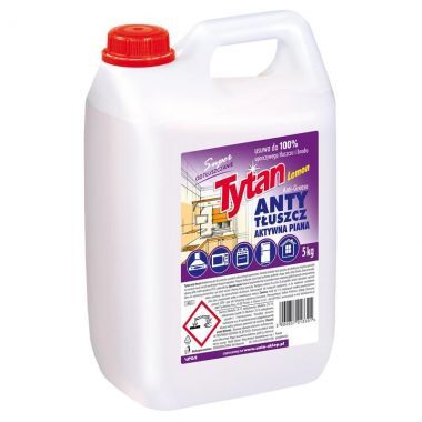 Płyn anty tłuszcz aktywna piana Tytan 5 kg