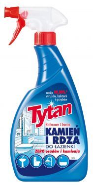Płyn dezynfekujący do mycia łazienek Tytan kamień i rdza spray 500 g