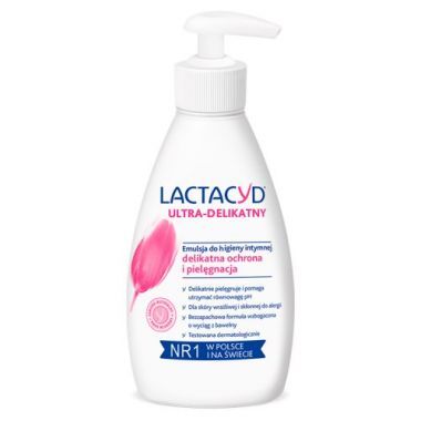 Płyn do higieny intymnej Lactacyd Ultra-Delikatny 200 ml dozownik