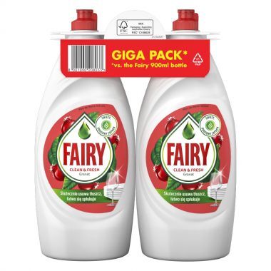 Płyn do mycia naczyń Fairy Granat 2x900 ml