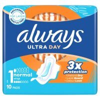 Podpaski higieniczne Always Ultra Day (10 sztuk)