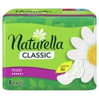 Podpaski higieniczne Naturella Classic Maxi (8 sztuk) ze skrzydełkami