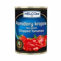 Pomidory krojone bez skórki Helcom 425 ml