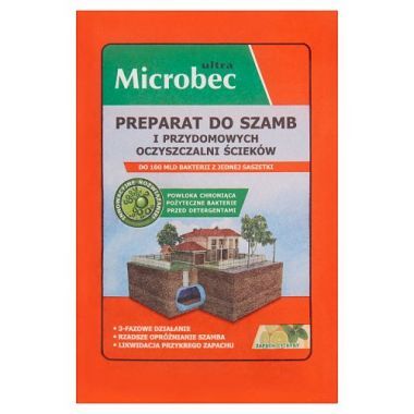 Preparat do biodegradacji szamb i przydomowych oczyszczalni ścieków Microbec 25 g