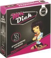 Prezerwatywy prążkowane Mr Dick (3 sztuki)