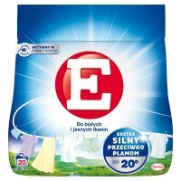 Proszek do prania E do białych tkanin 1,1 kg (20 prań)