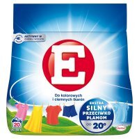Proszek do prania E do kolorowych i ciemnych tkanin 1,1 kg (20 prań)