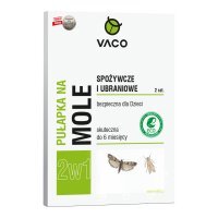 Pułapka na mole ubraniowe i spożywcze Vaco Eco 2w1 (2 sztuki)