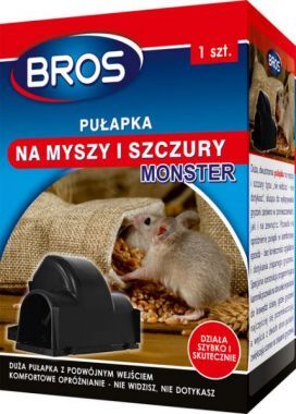 Pułapka na myszy i szczury Monster Bros