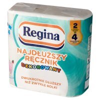 Ręcznik najdłuższy Regina 2 warstwy dekorowany (2 rolki)