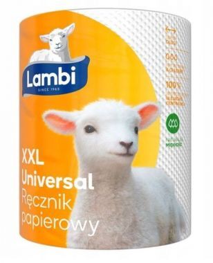 Ręcznik papierowy 2 warstwowy Lambi XXL Uniwersal