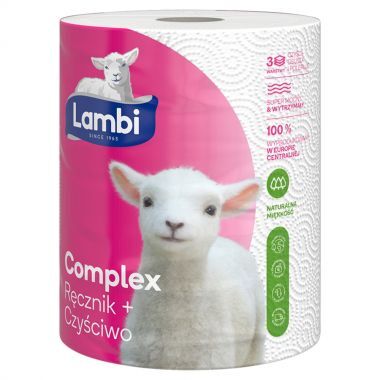 Ręcznik papierowy 3 warstwowy Lambi complex