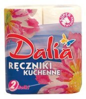 Ręcznik papierowy Dalia bez nadruku (2 rolki)