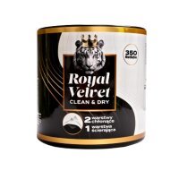 Ręcznik papierowy Royal Velvet Czarny 3 warstwy (350 listków)