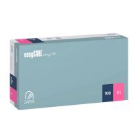 Rękawice winylowe bezpudrowe transparentne easyCARE rozmiar S (100 sztuk)