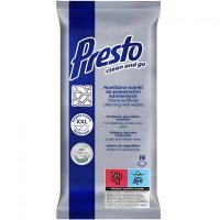 Ściereczki nawilżane Presto do czyszczenia powierzchni kamiennych i nagrobków (16 sztuk)