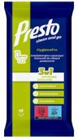 Ściereczki Presto antybakteryjno-czyszczące do różnych powierzchni (48 sztuk)