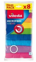 Ścierki Vileda mikrofibra colors 30x30 cm (8 sztuk)