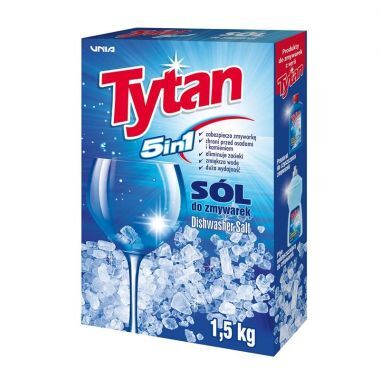 Sól do zmywarki 5in1 Tytan 1,5 kg