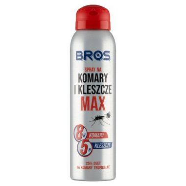 Spray na komary i kleszcze Bros Max 90 ml