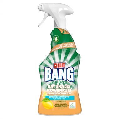 Środek czyszczący Cillit Bang Naturally Powerful do łazienki spray 750 ml
