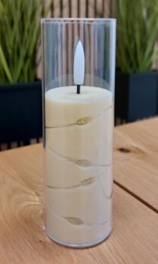 Świeca LED w tubie z drucikami 12,5 cm