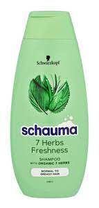 Szampon do włosów Schauma ziołowy do włosów normalnych i przetłuszczających się 400 ml
