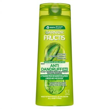 Szampon przeciwłupieżowy Garnier Fructis 2w1 Green Tea 400 ml