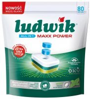 Tabletki do zmywarek Ludwik  All in 1 Maxx Power mięta (80 sztuk)