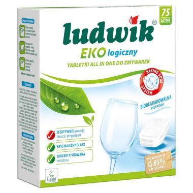 Tabletki do zmywarki Ludwik ekologiczne All in One (75 sztuk)