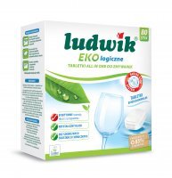 Tabletki do zmywarki Ludwik ekologiczne All in One (80 sztuk)