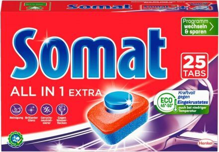 Tabletki do zmywarki Somat All in 1 Extra (25 sztuk)