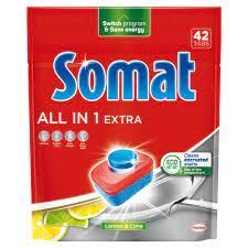 Tabletki do zmywarki Somat All in 1 Lemon&Lime  (42 sztuki)