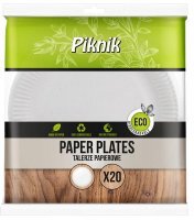 Talerze papierowe eco Piknik (20 sztuk)