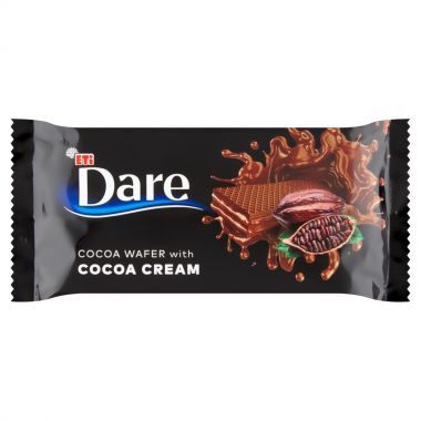 Wafel kakaowy Eti Dare z kremem kakaowym 40 g (24 sztuki)