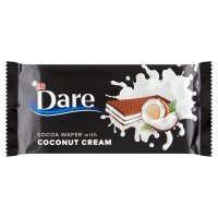 Wafel kakaowy Eti Dare z kremem kokosowym 40 g (24 sztuki)
