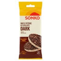 Wafle ryżowe w czekoladzie Dark Sonko 65 g