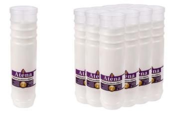 Wkład do zniczy Atena parafinowo-olejowy 7 120 h wys.22 cm (12 sztuk)