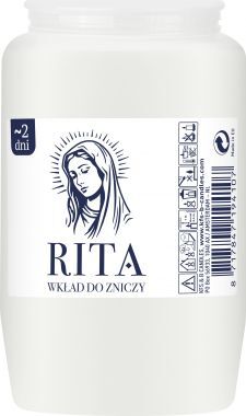 Wkład do zniczy Bolsius Rita 2 dni (wys. 95 mm)(20 sztuk)